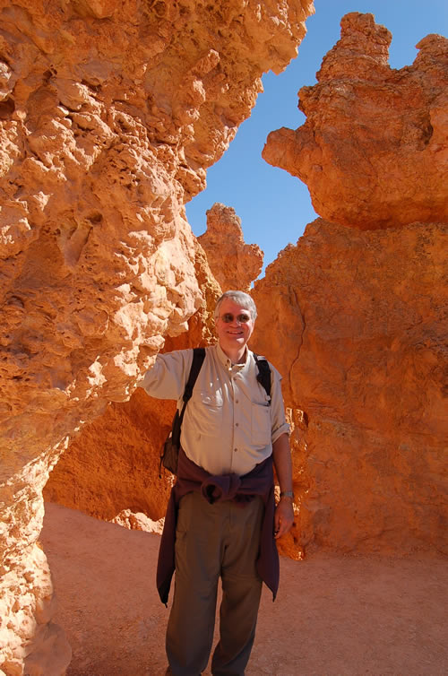 Chris in Bryce Canyon.